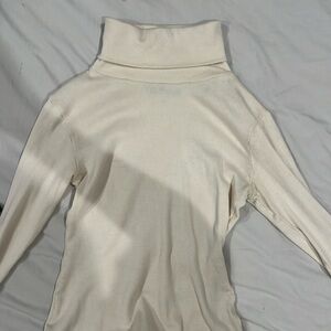 Ribbed turtle neck bodysuit